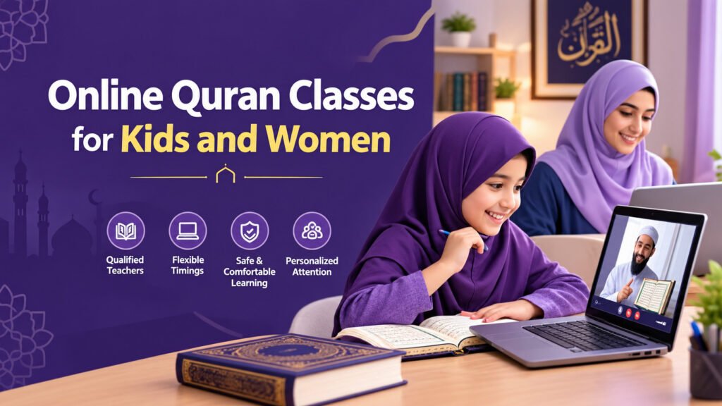 Online Quran Classes for Kids and Women